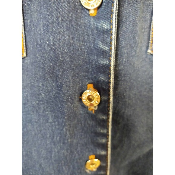 Starwear WM 1X 1 Piece Denim Bodysuit Overall Button Closure Belt Loops - Picture 4 of 6